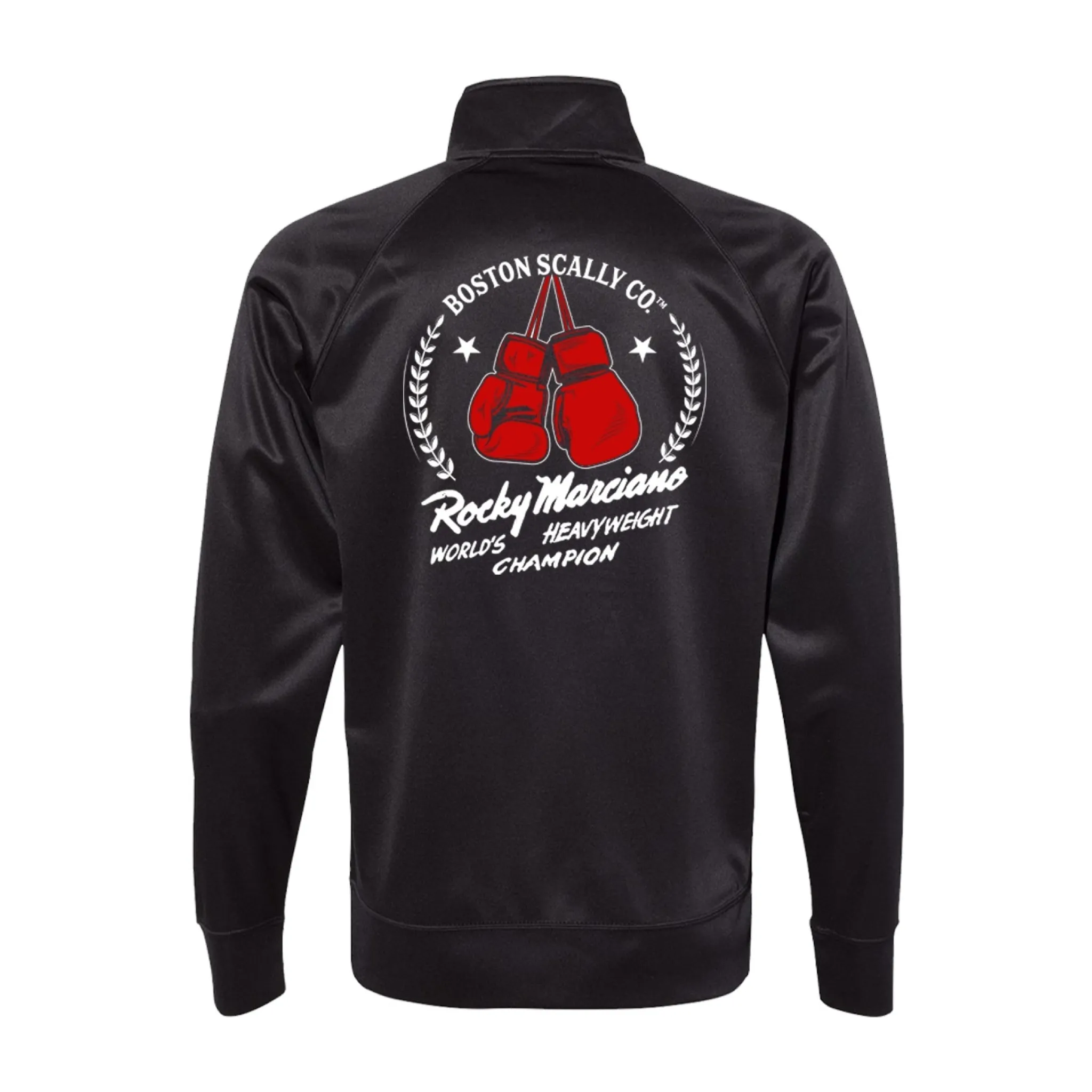 Boston Scally The Rocky Marciano Track Jacket - Black