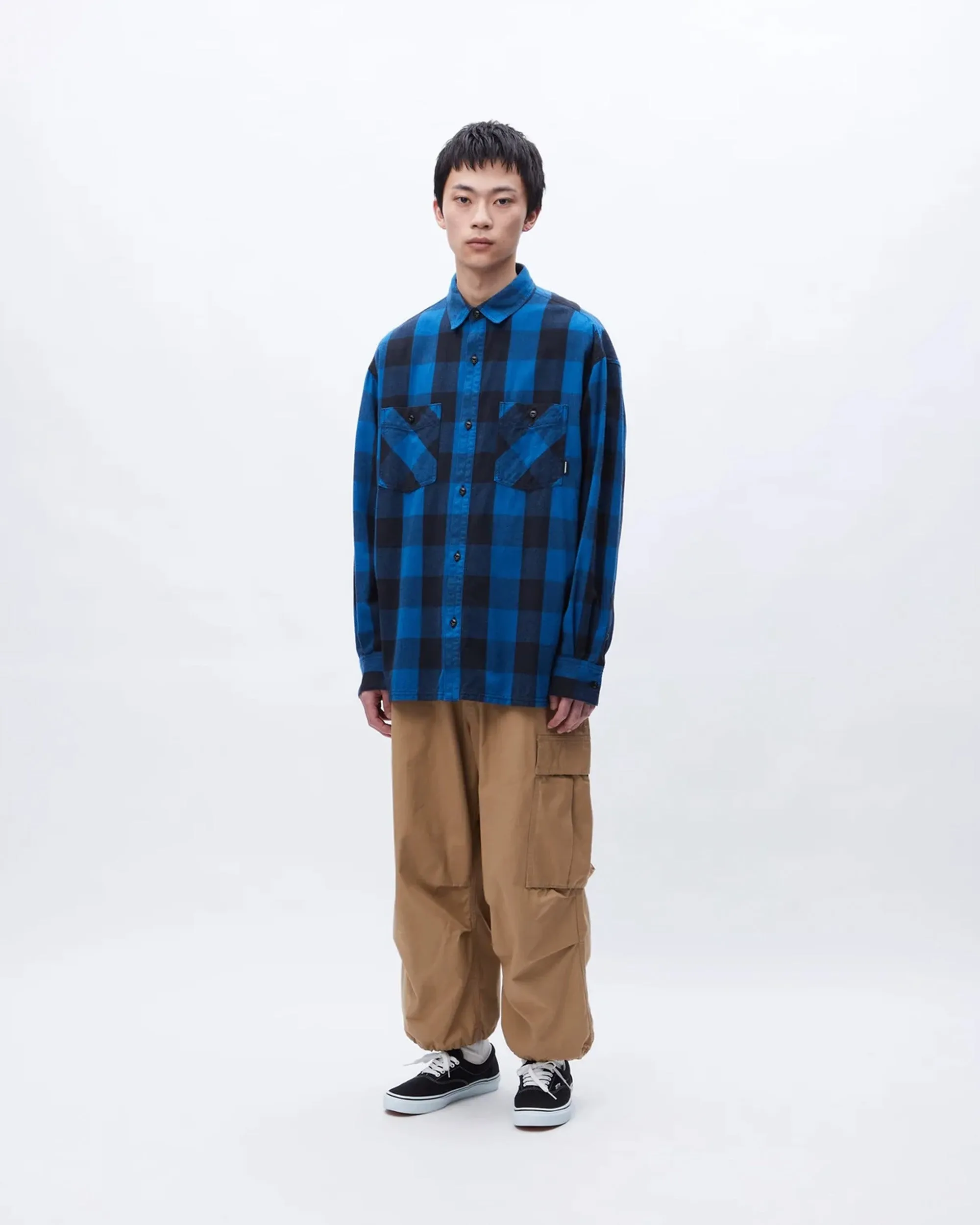 Buffalo Check L/S Shirt - Blue