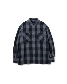 Buffalo Check L/S Shirt - Grey