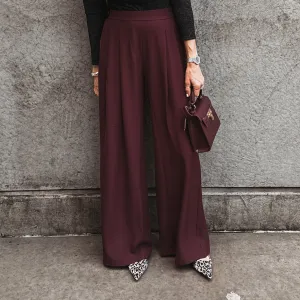 BURGUNDY Amy palazzo pants *NEW*