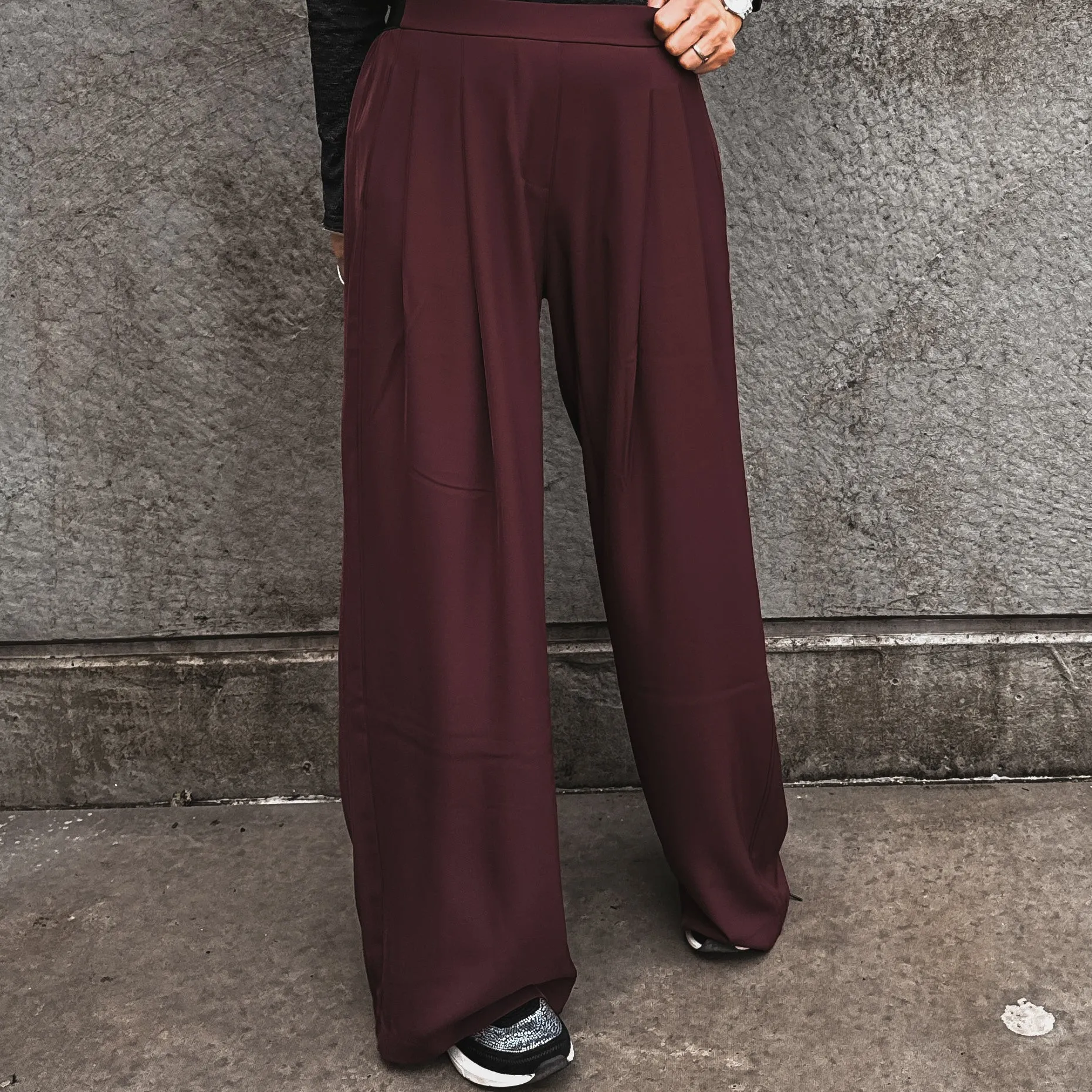 BURGUNDY Amy palazzo pants *NEW*