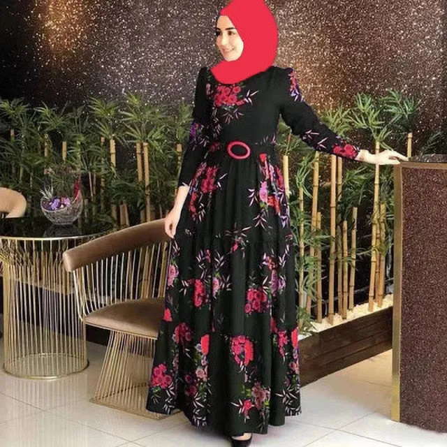 Button Up Front Plus Size Abaya