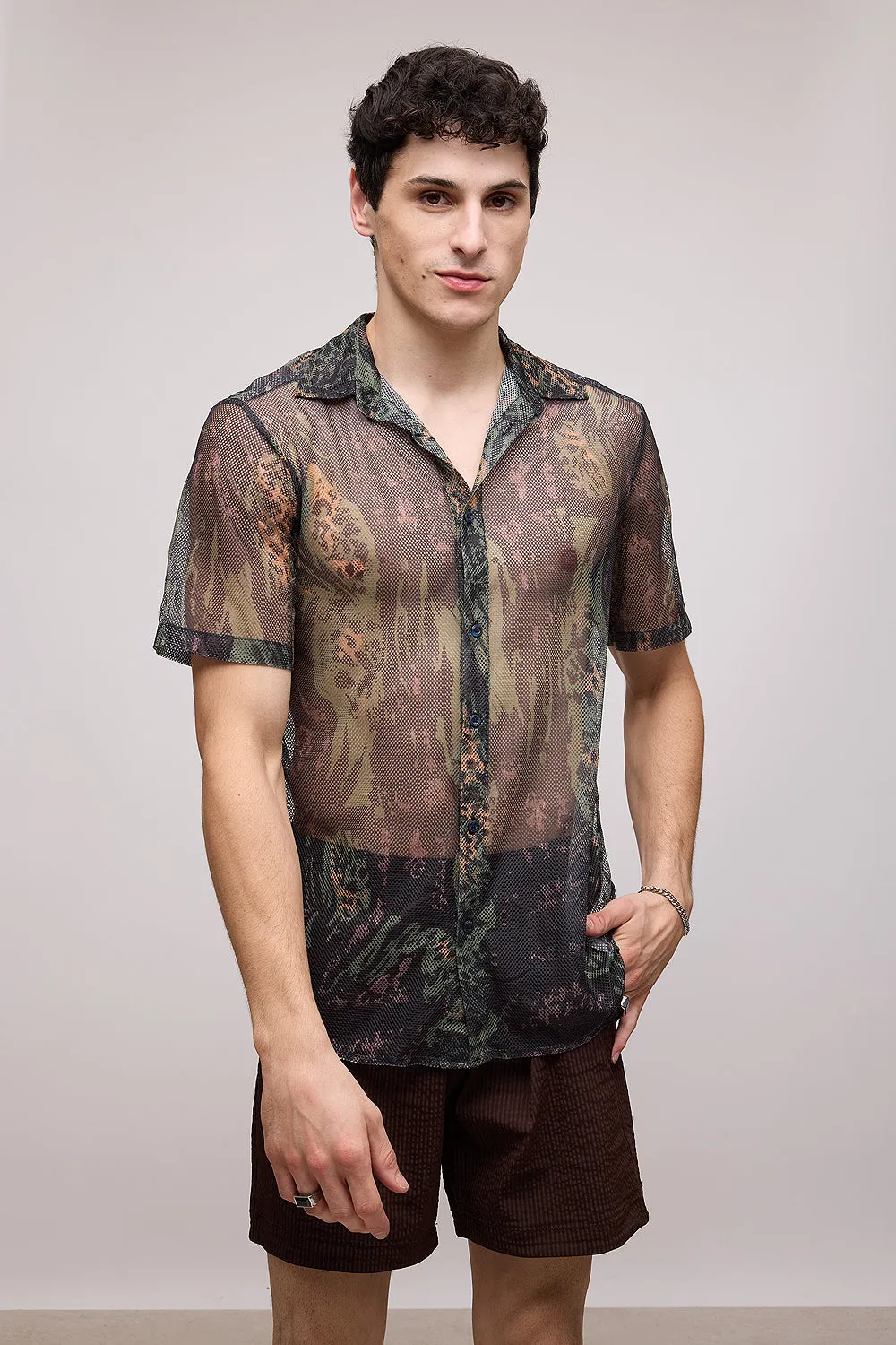 Camo Mesh Shirt