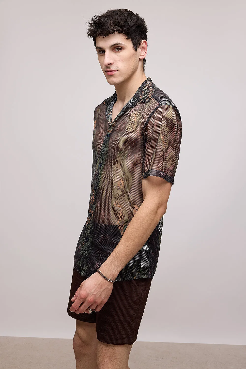 Camo Mesh Shirt