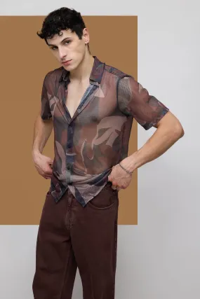 Camouflage Mesh Shirt