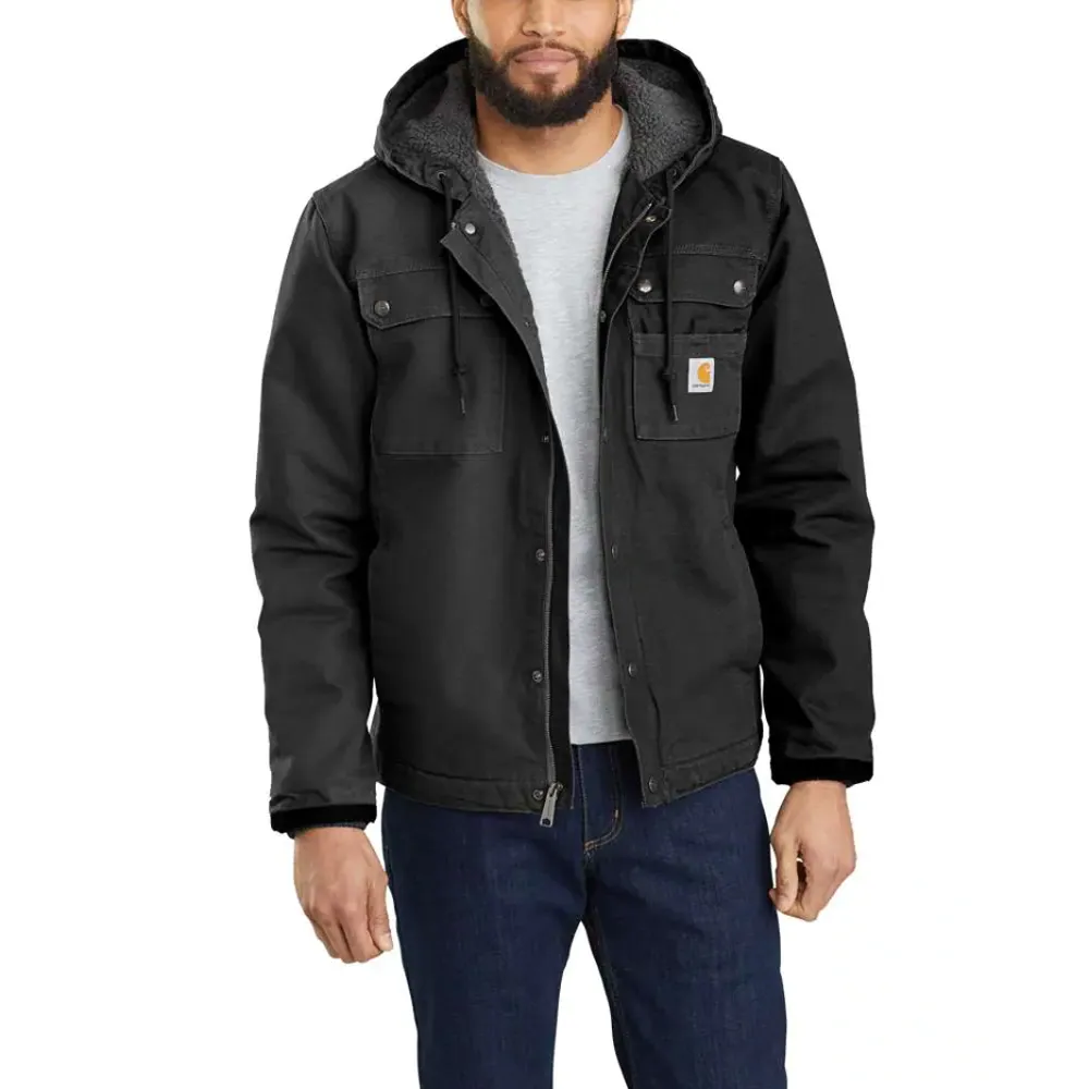 Carhartt 103826 Relaxed Fit Washed Duck Sherpa Lined Utility Jacket