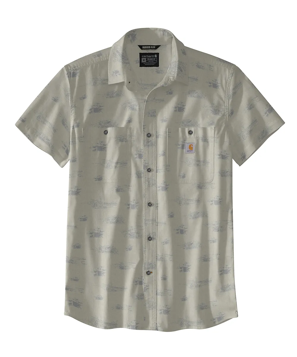 Carhartt Men's Rugged Flex Short Sleeve Shirt - Alloy