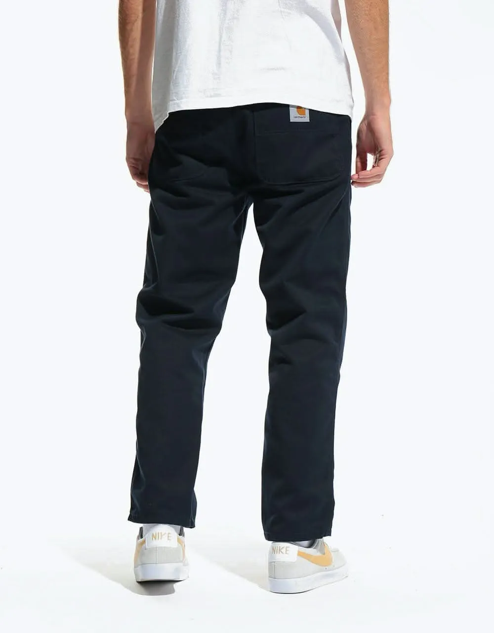 Carhartt WIP Abbott Pant - Dark Navy (Rinsed)