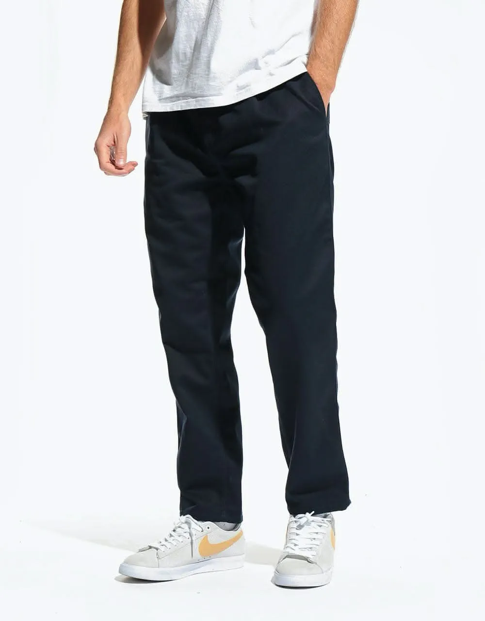 Carhartt WIP Abbott Pant - Dark Navy (Rinsed)