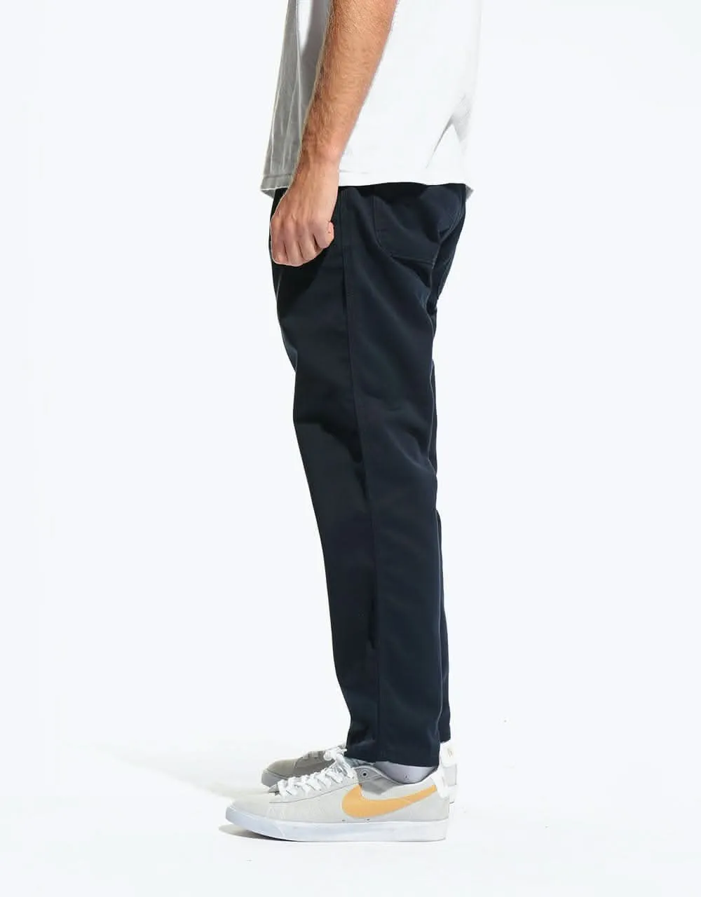 Carhartt WIP Abbott Pant - Dark Navy (Rinsed)