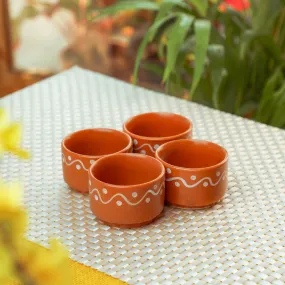 Chutney/Sauce/Dip Cups (Muggu Print)