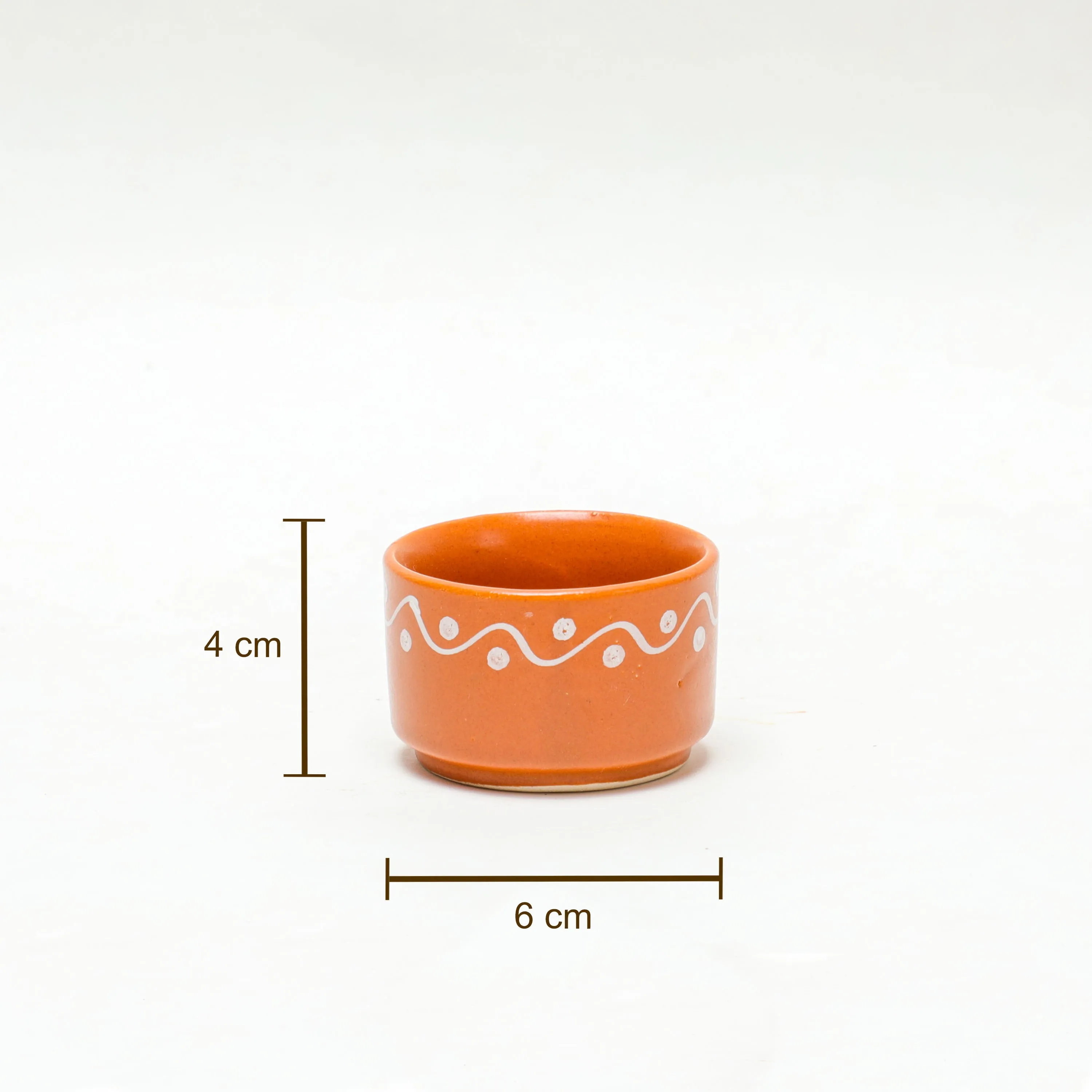 Chutney/Sauce/Dip Cups (Muggu Print)