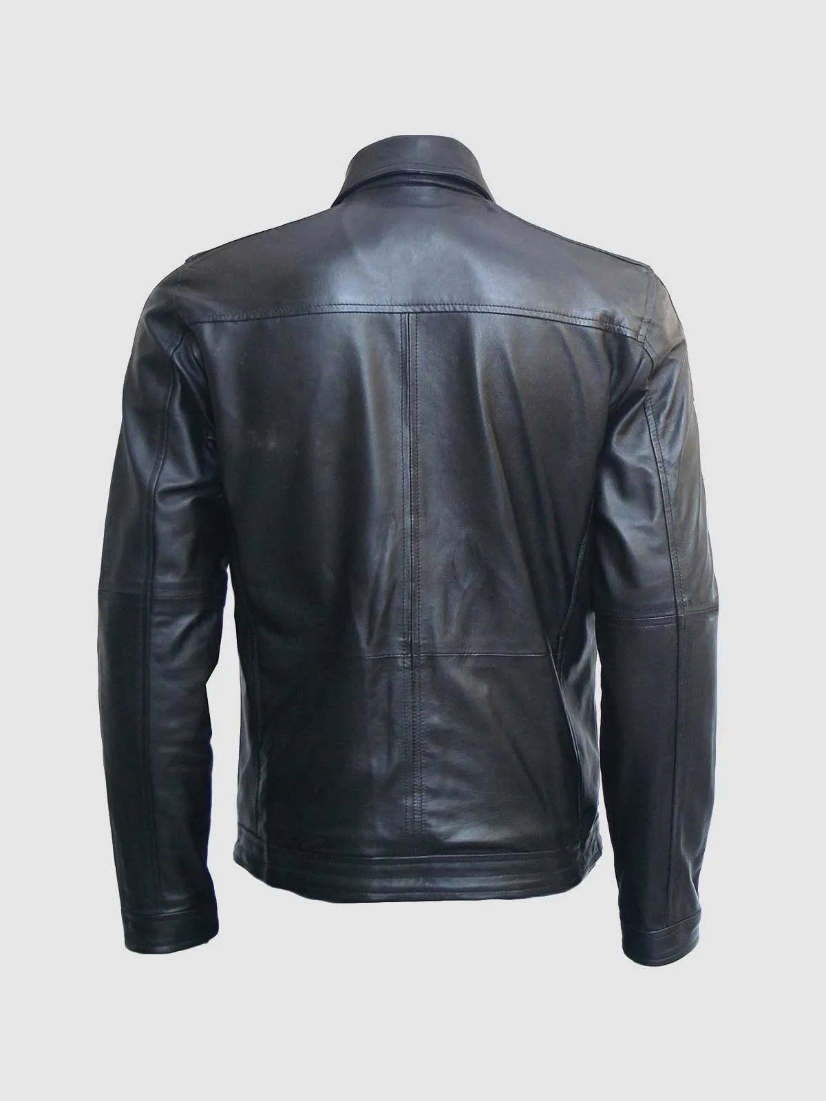 Classic Leather Biker Jacket