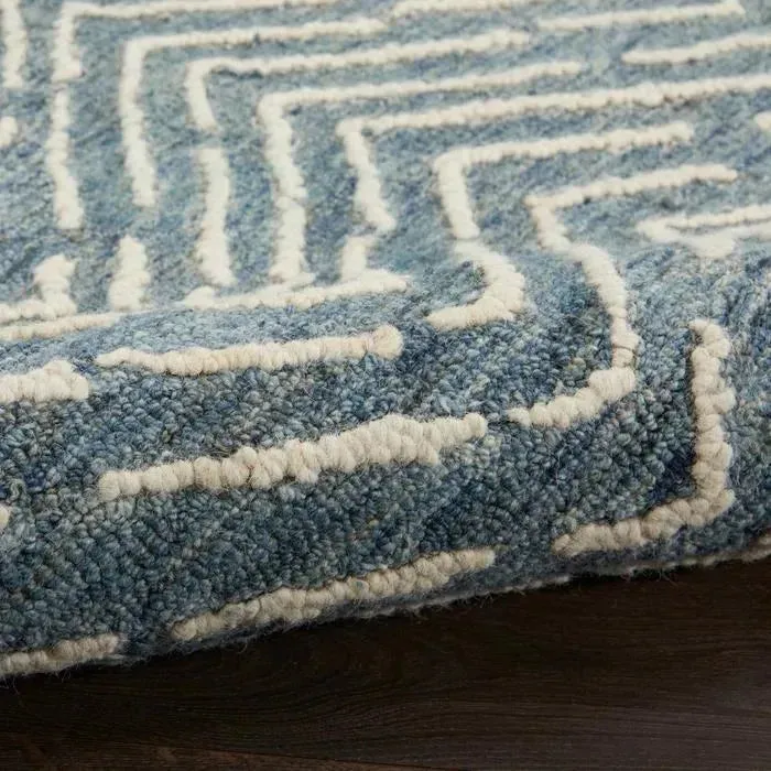 Colorado CLR02 Indigo/Ivory Rug