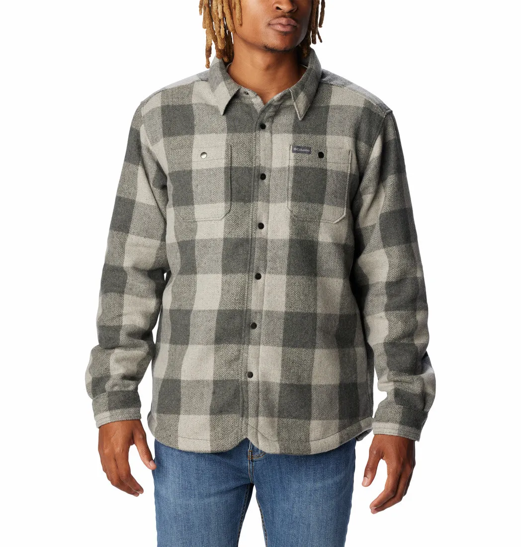 Columbia Mens Windward Rugged Fleece Lined Shirt Jacket