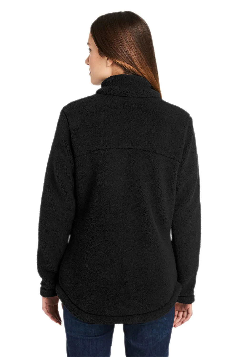 Columbia Womens West Bend Sherpa Fleece Full Zip Jacket - Black - Closeout