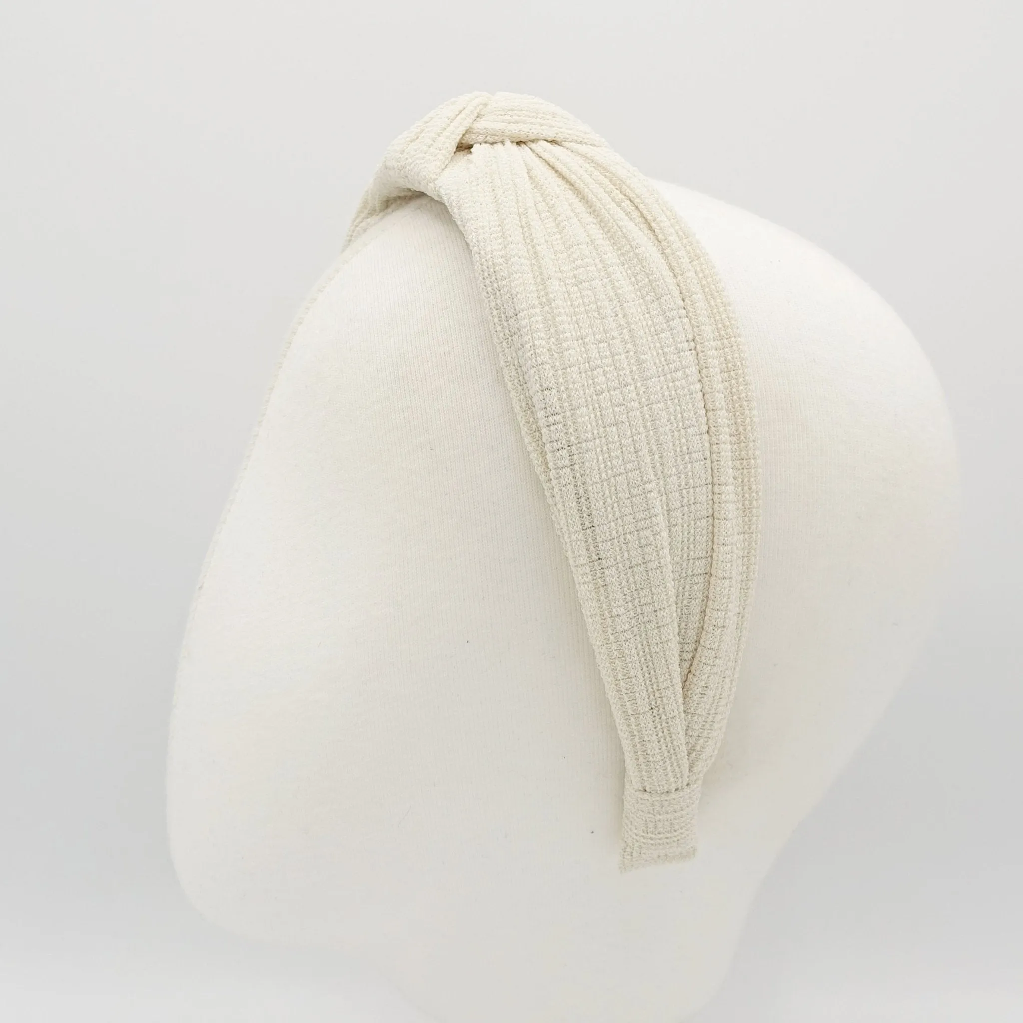 corrugated thin fabric headband knot hairband woman hair accessory