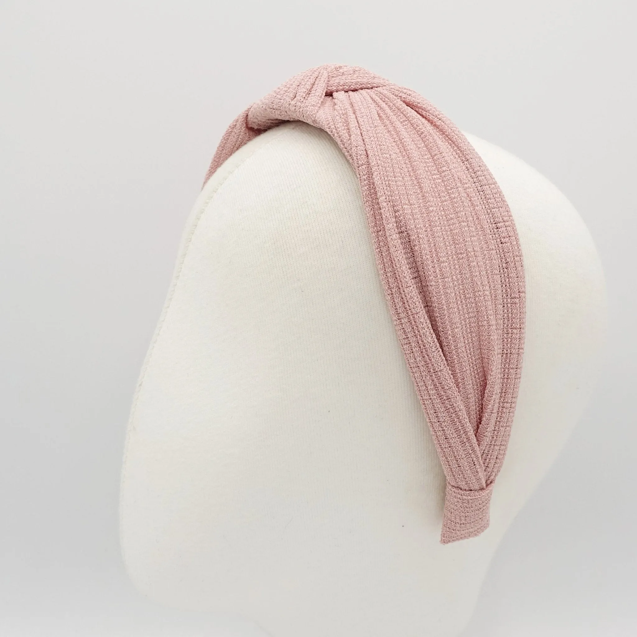 corrugated thin fabric headband knot hairband woman hair accessory