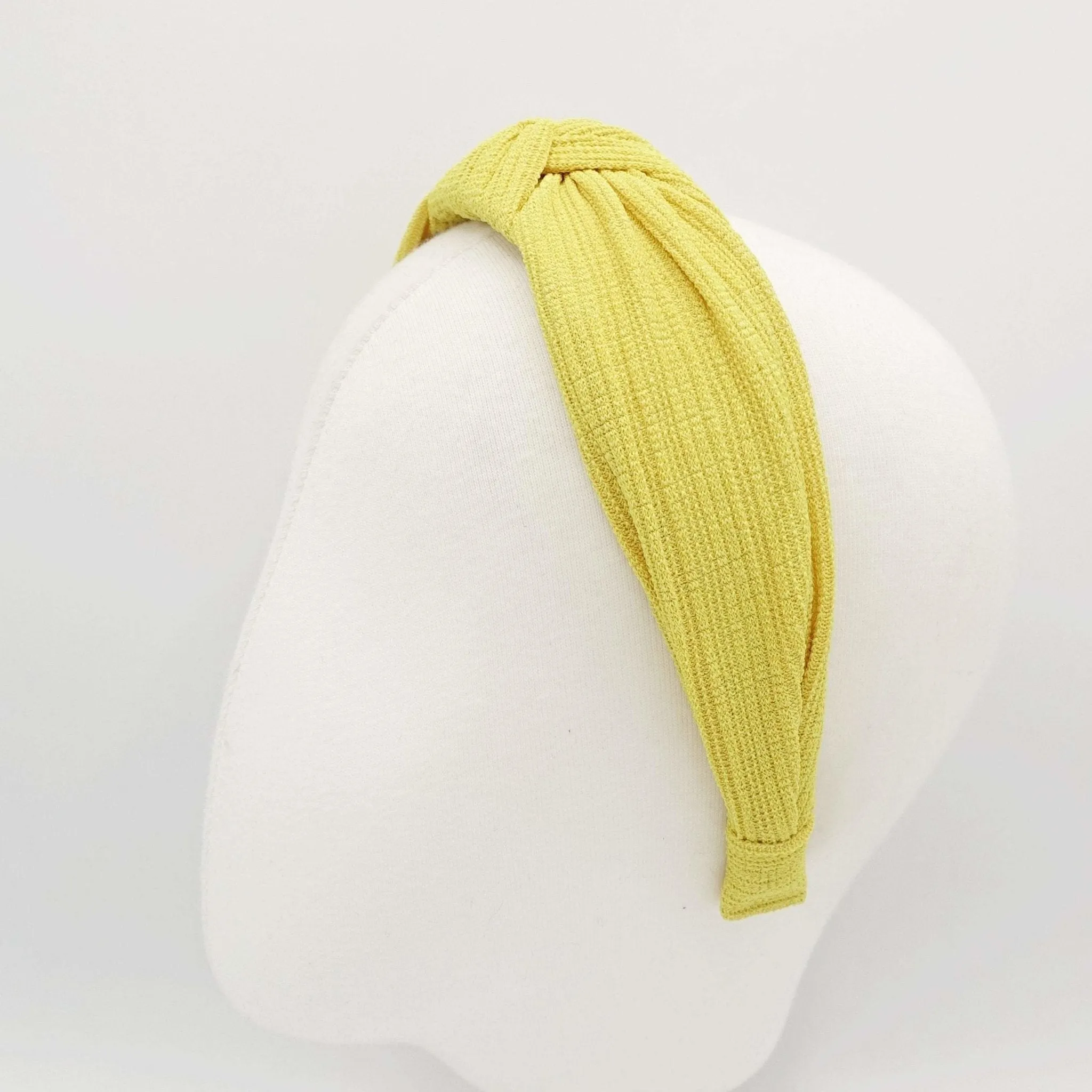 corrugated thin fabric headband knot hairband woman hair accessory