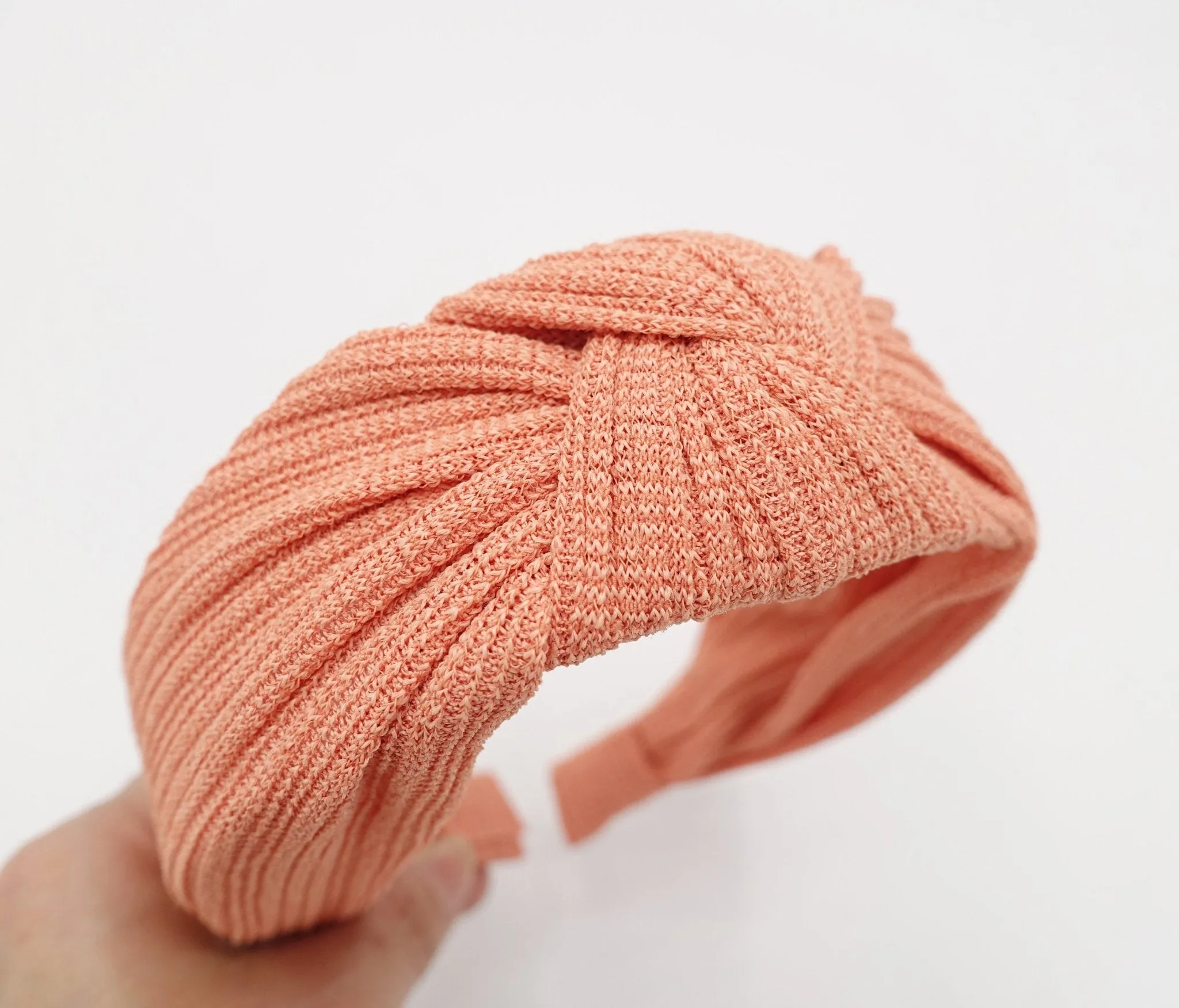 corrugated thin fabric headband knot hairband woman hair accessory