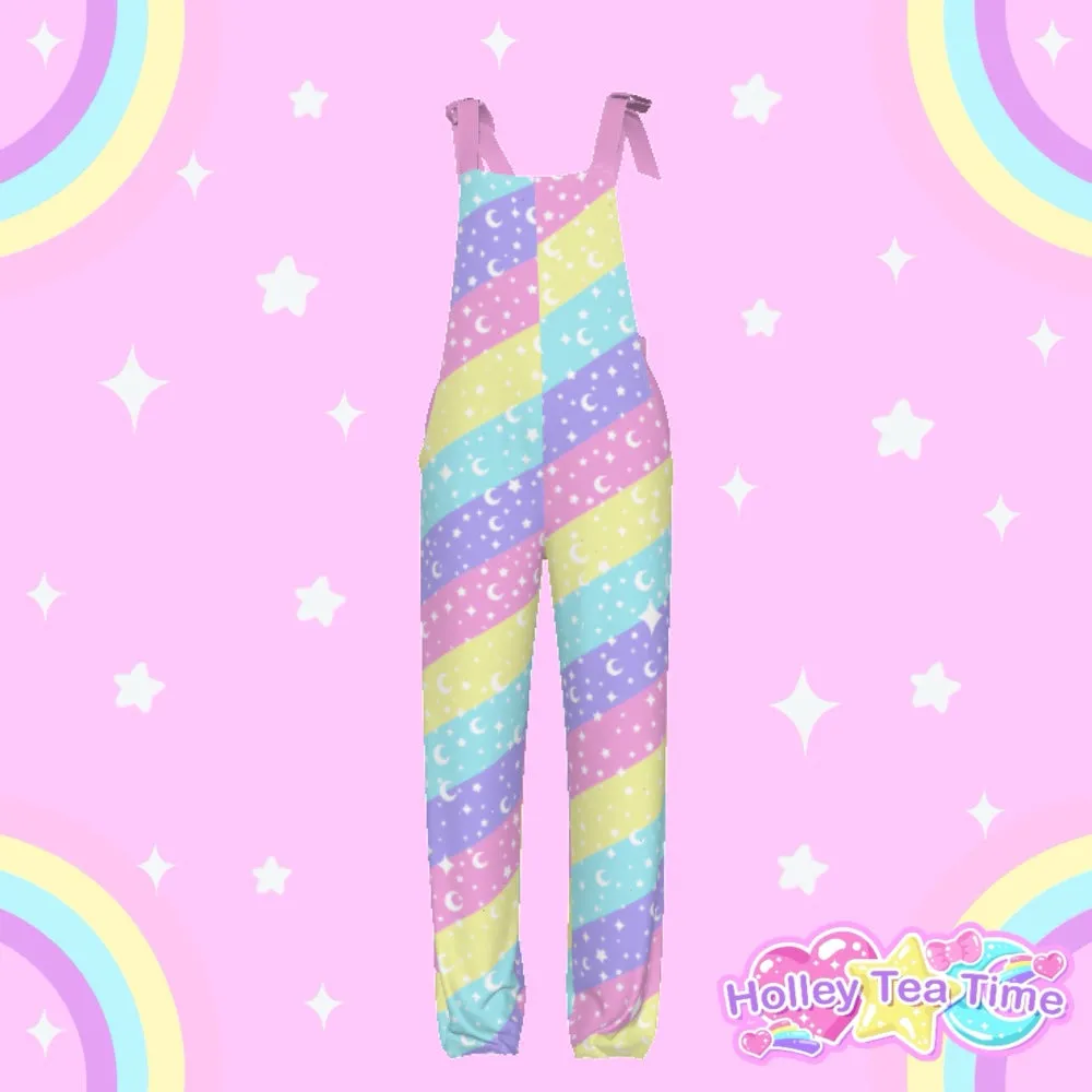 Cosmic Rainbow Jumpsuit Overalls