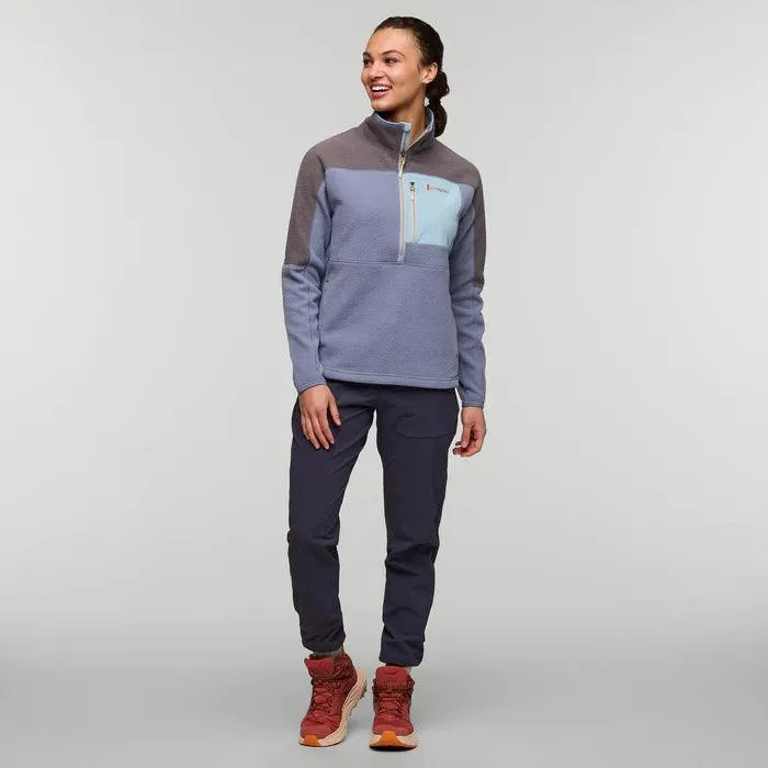 Cotopaxi Women's Abrazo Half Zip Fleece Jacket Cinder and Tempest