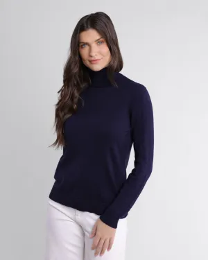 Cotton/Cashmere Turtleneck