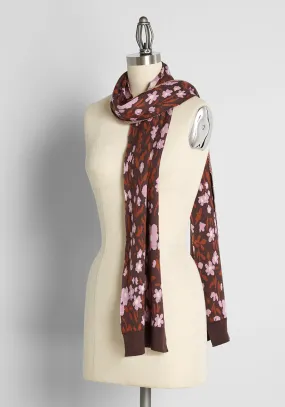 Coziness Blooming Scarf