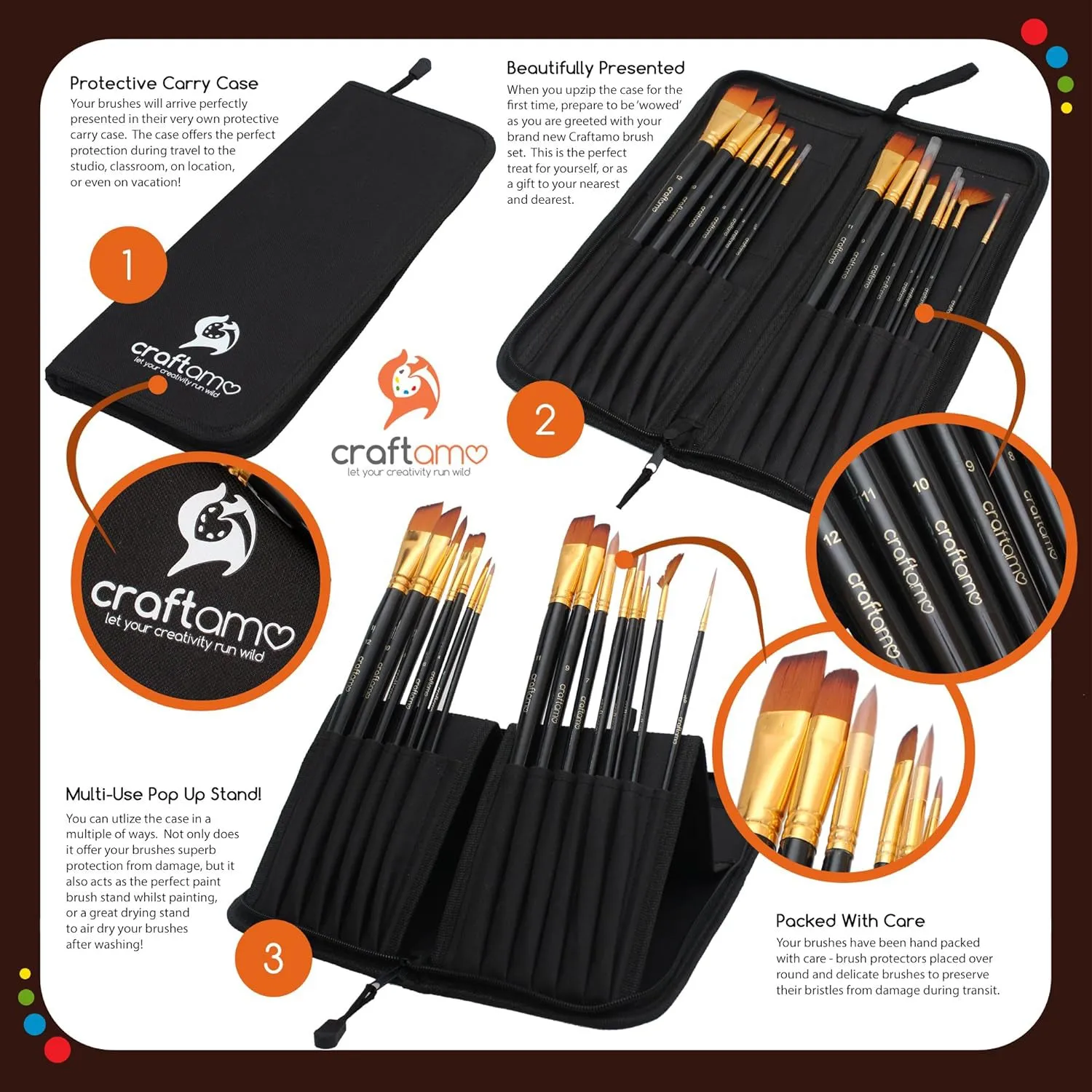 Craftamo Brush Set