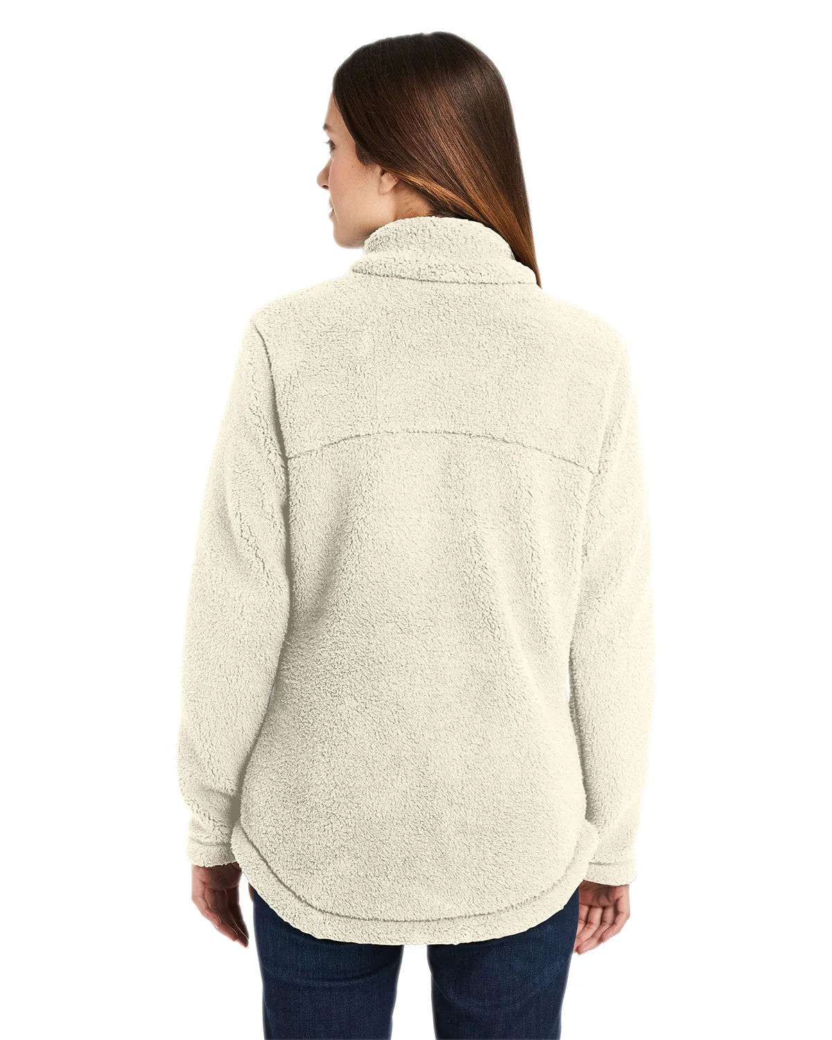 Custom Columbia Ladies West Bend Sherpa Fleece, Chalk