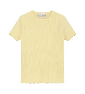 daily brat daisy t-shirt rosie pastel lemon