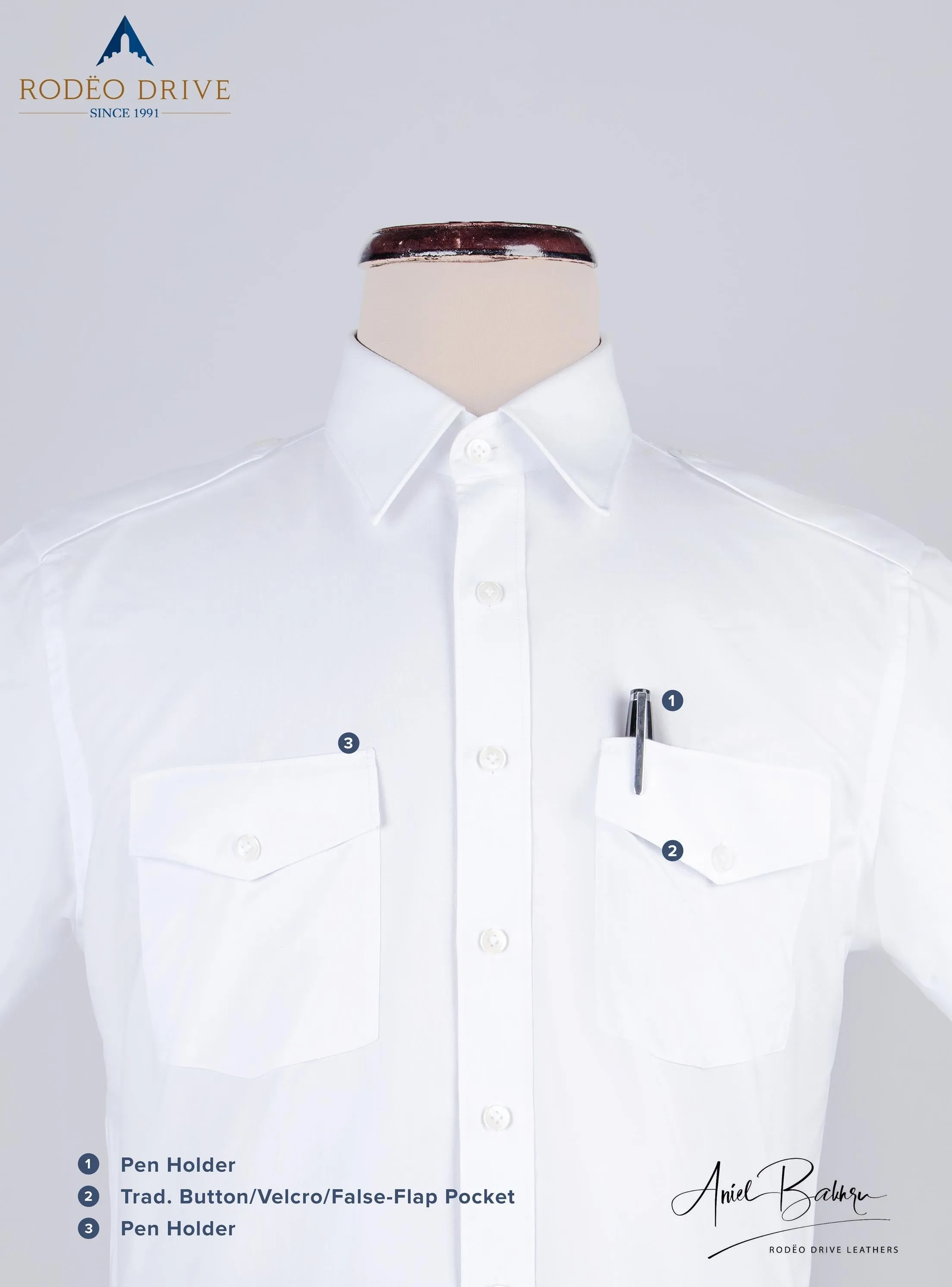 Delta Custom Pilot Shirt Men