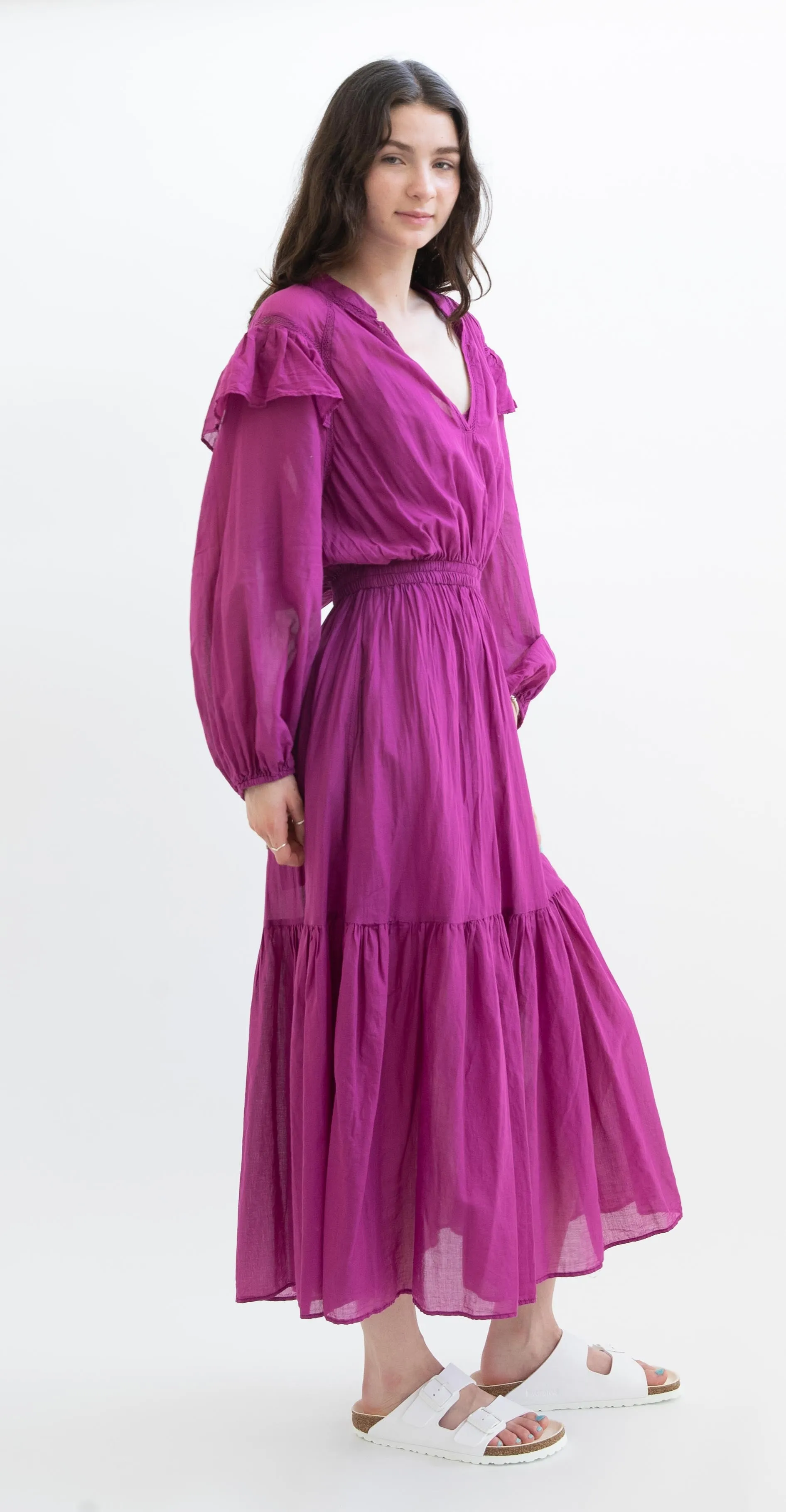 Devotion Twins Falasana Dress in Violet