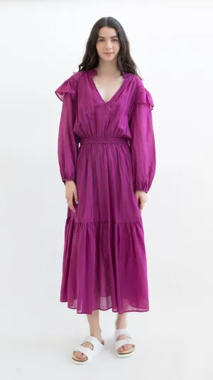 Devotion Twins Falasana Dress in Violet