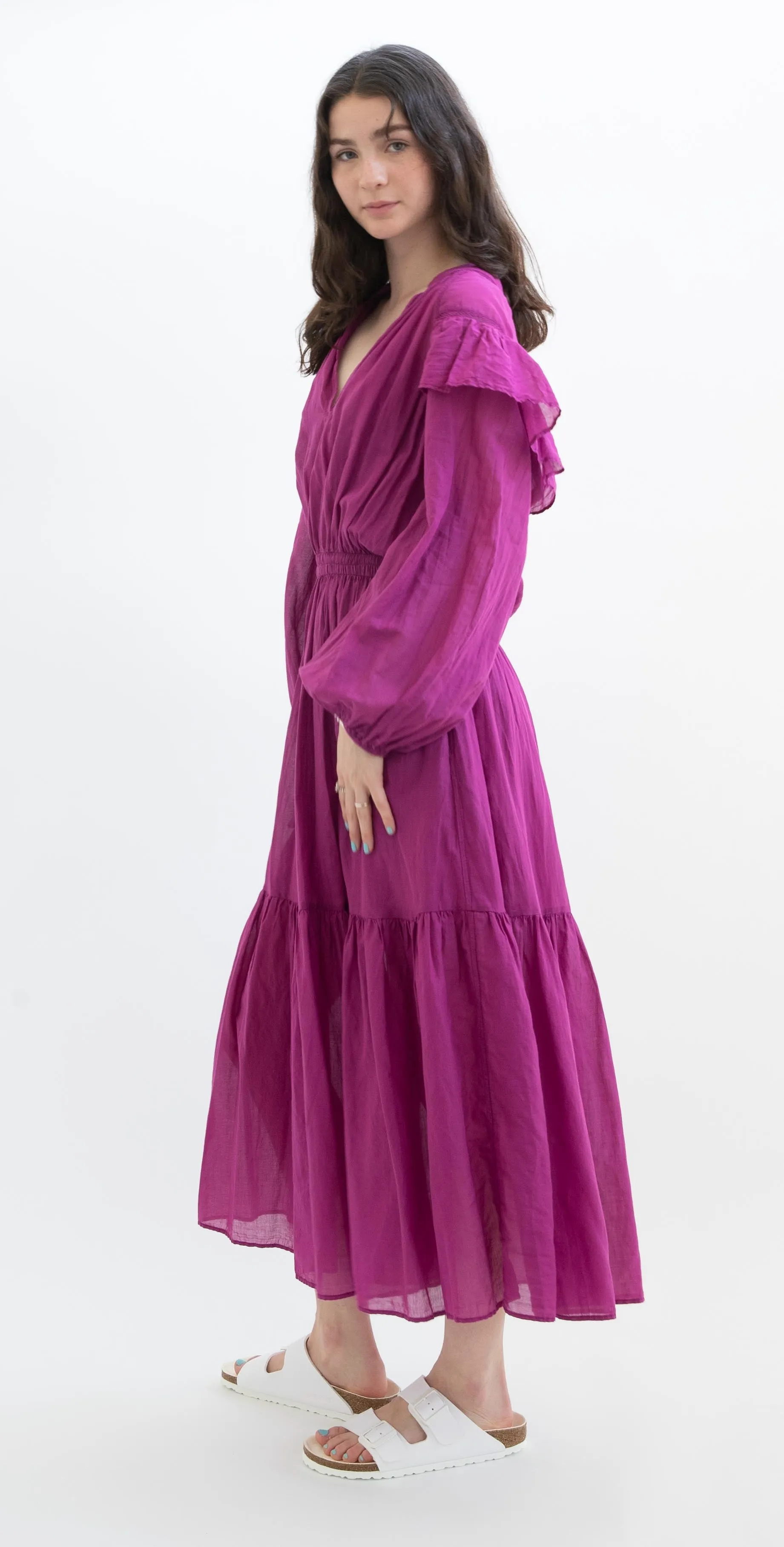 Devotion Twins Falasana Dress in Violet