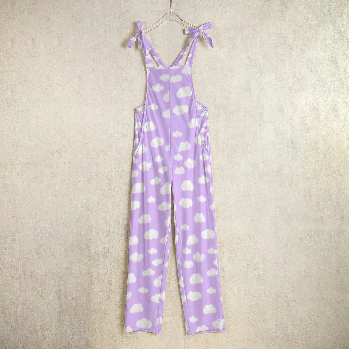 Dreamy Clouds Jumpsuit Overalls (Lilac)