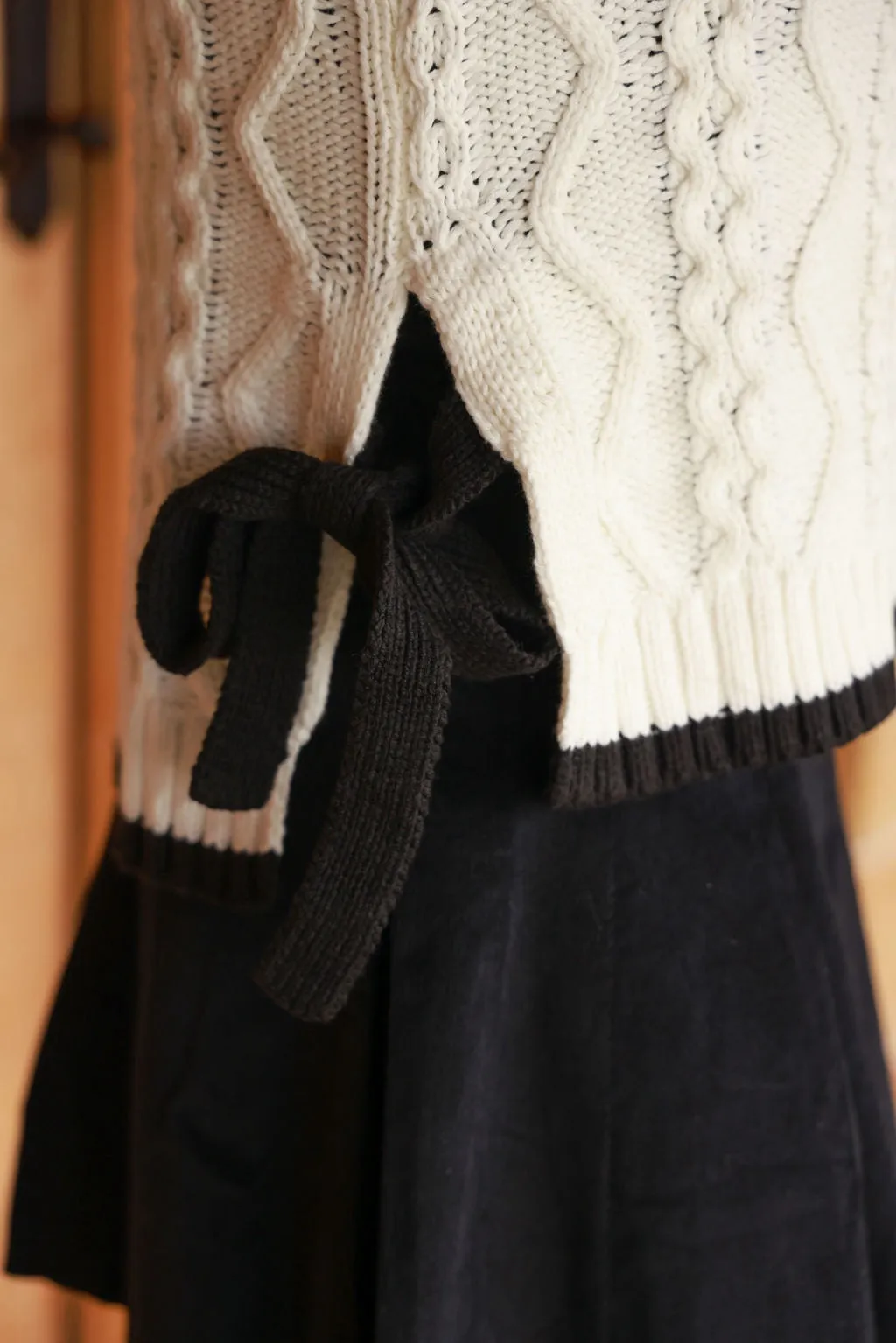 Elegant Ruffle Sweater Vest