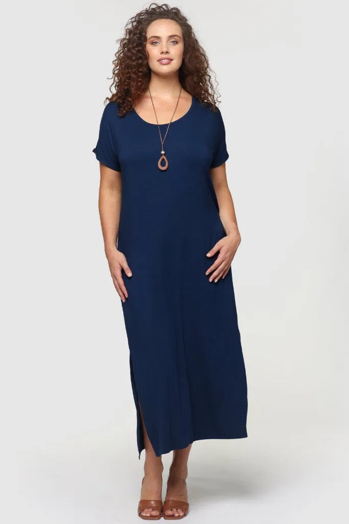 Elsie Dress - Navy