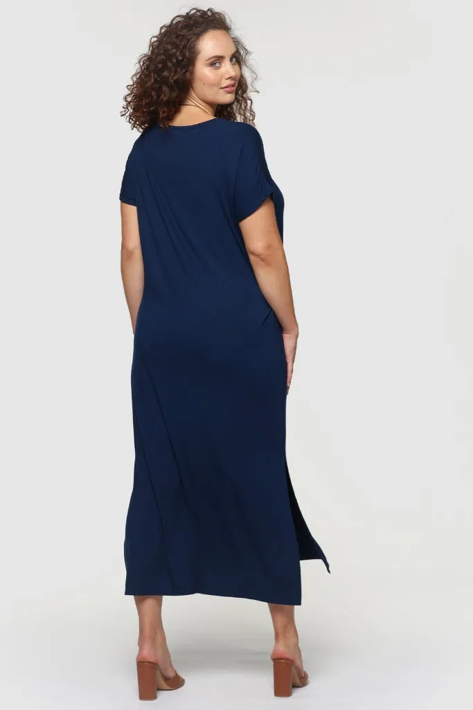 Elsie Dress - Navy