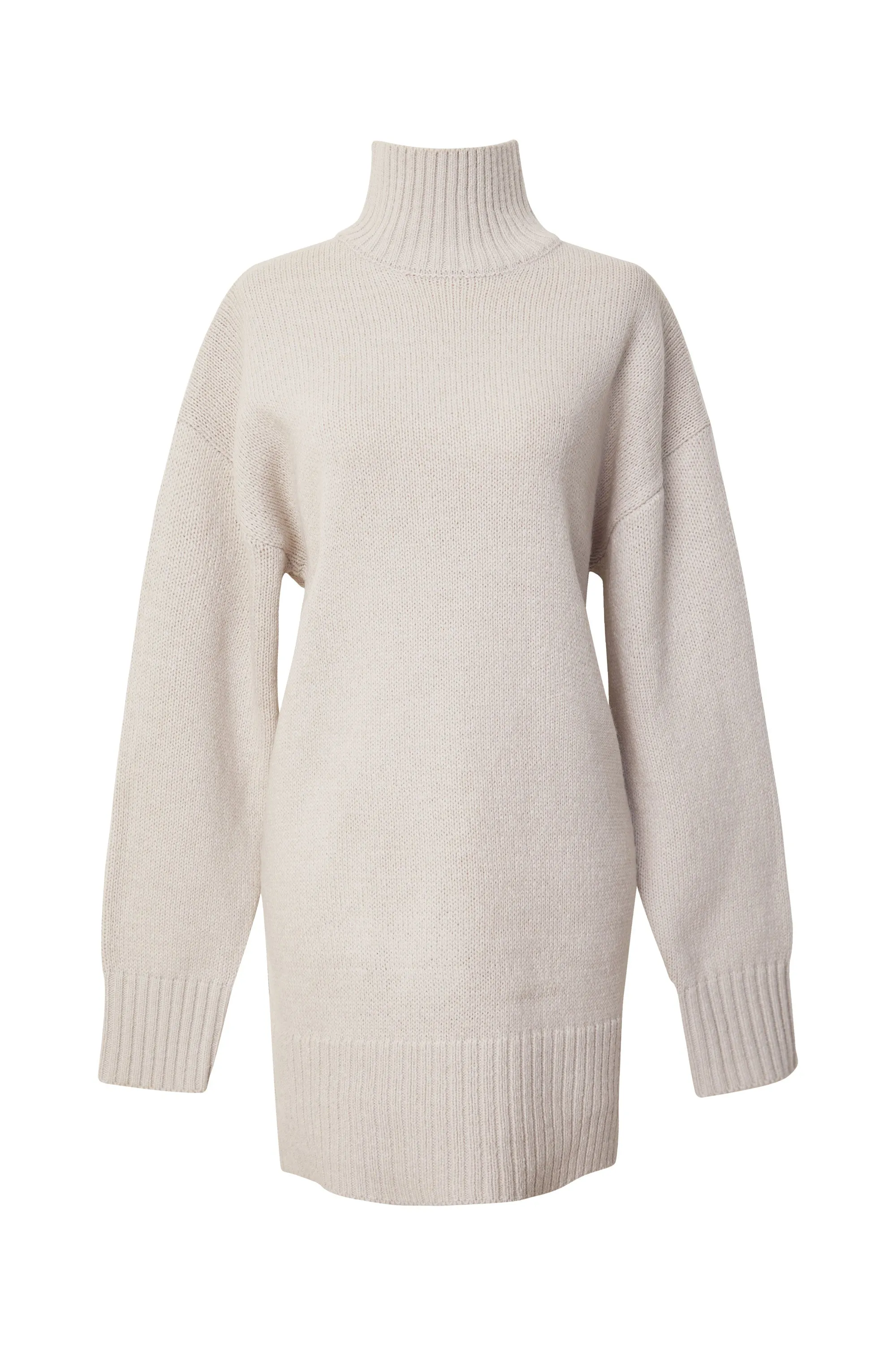 Emera Bone Turtleneck Sweater Dress