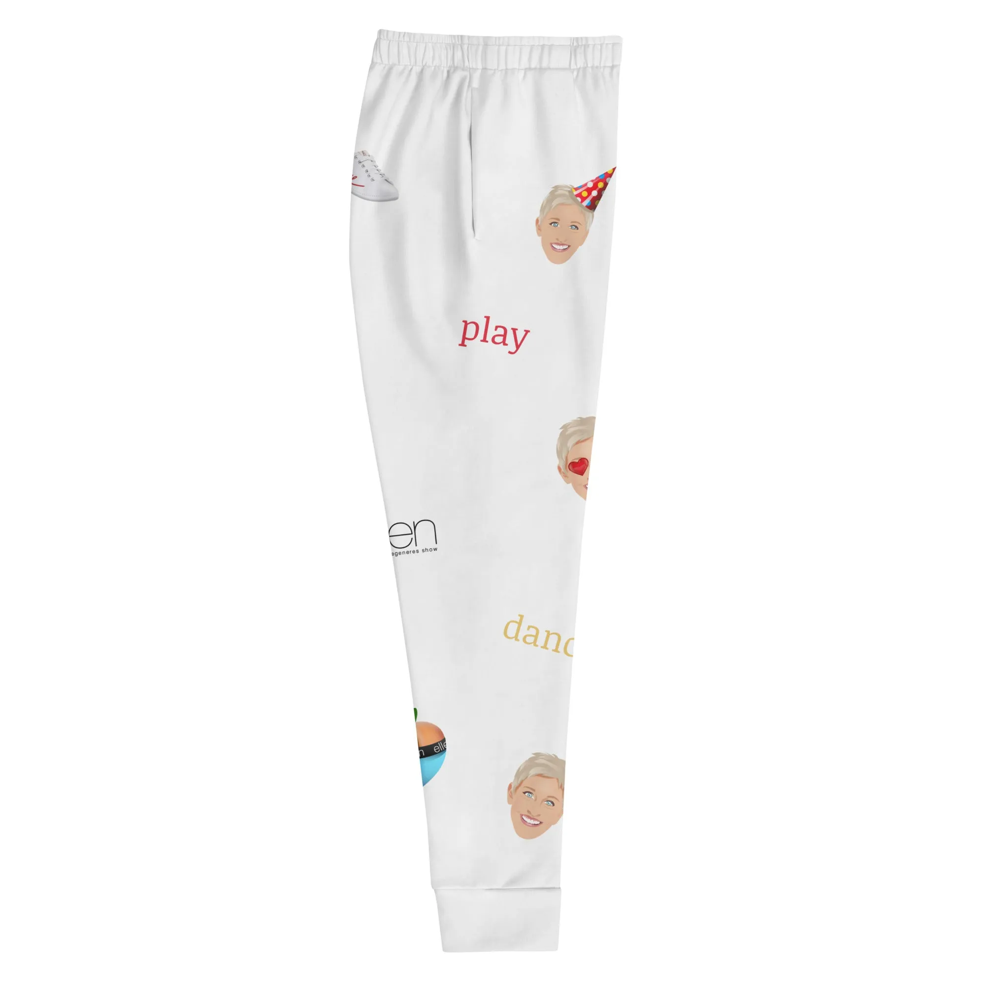 Emoji Joggers-White