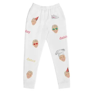 Emoji Joggers-White