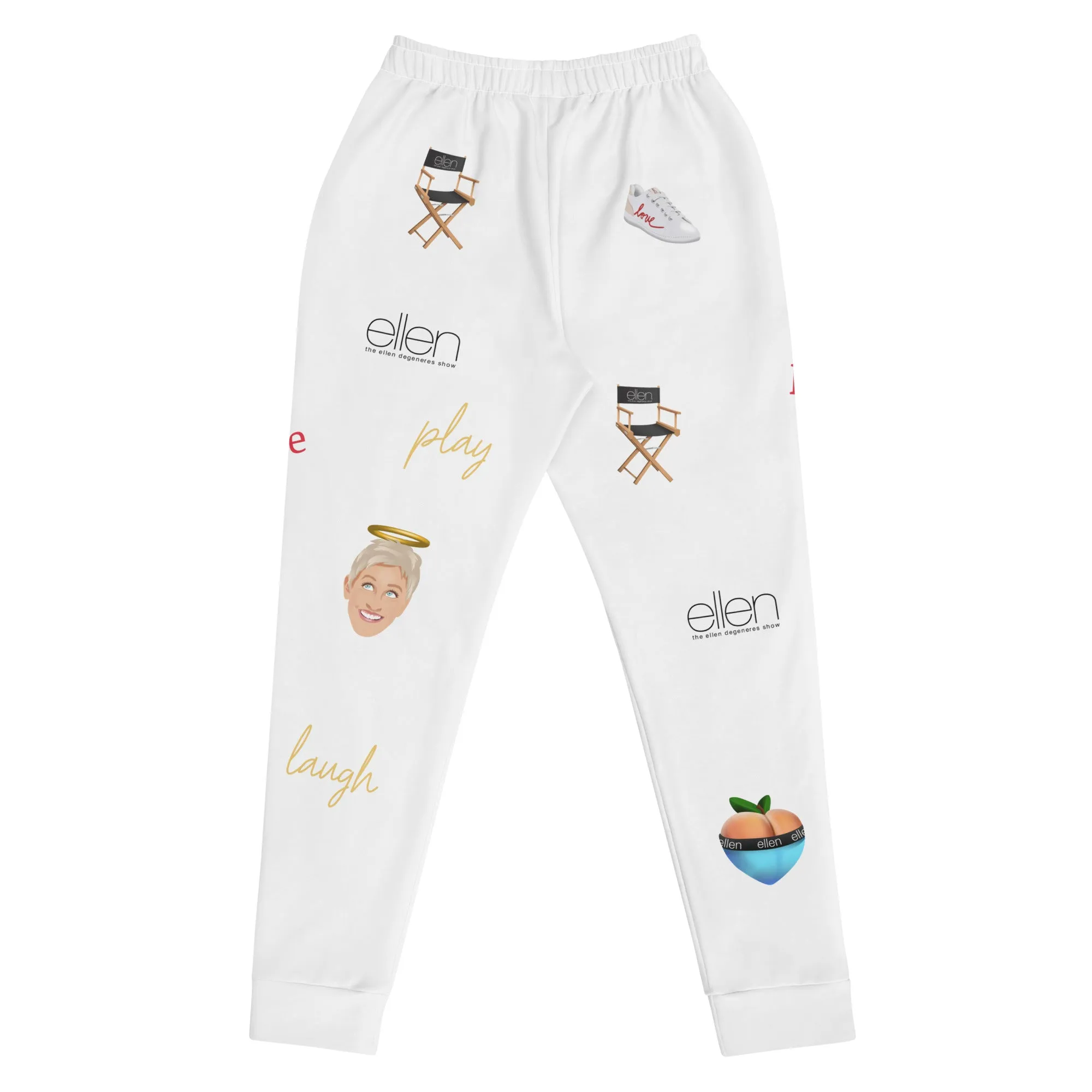 Emoji Joggers-White