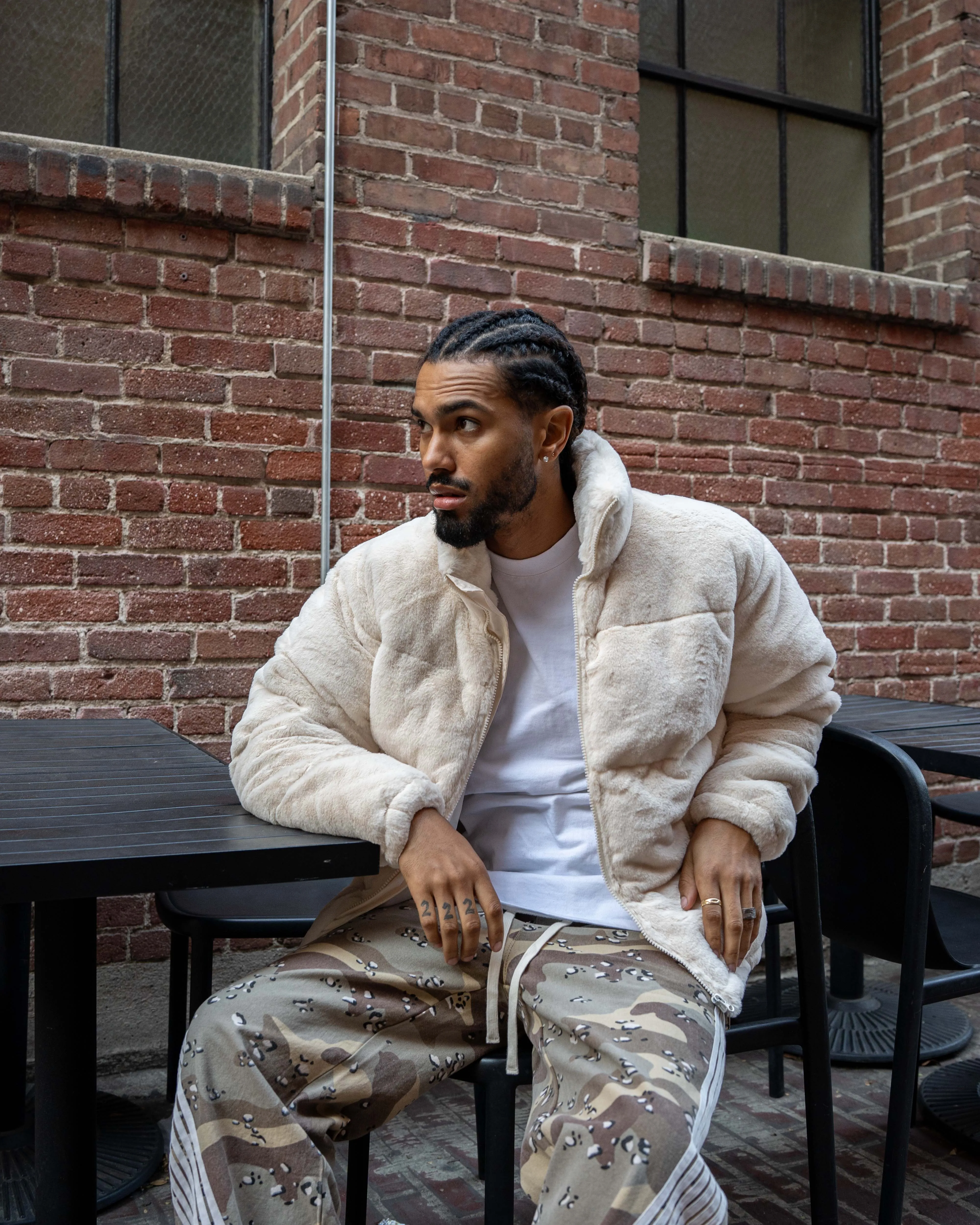 EPTM SUBZERO PUFFER JACKET-CREAM