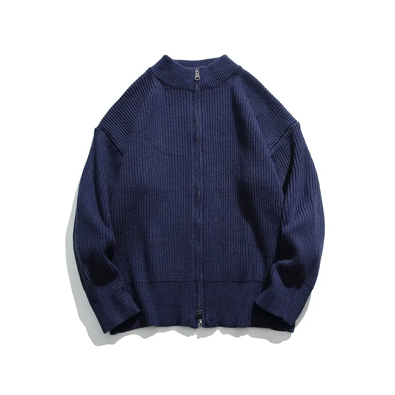 EVER Half-Turtleneck Casual Knitwear Jacket