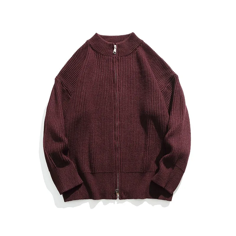 EVER Half-Turtleneck Casual Knitwear Jacket