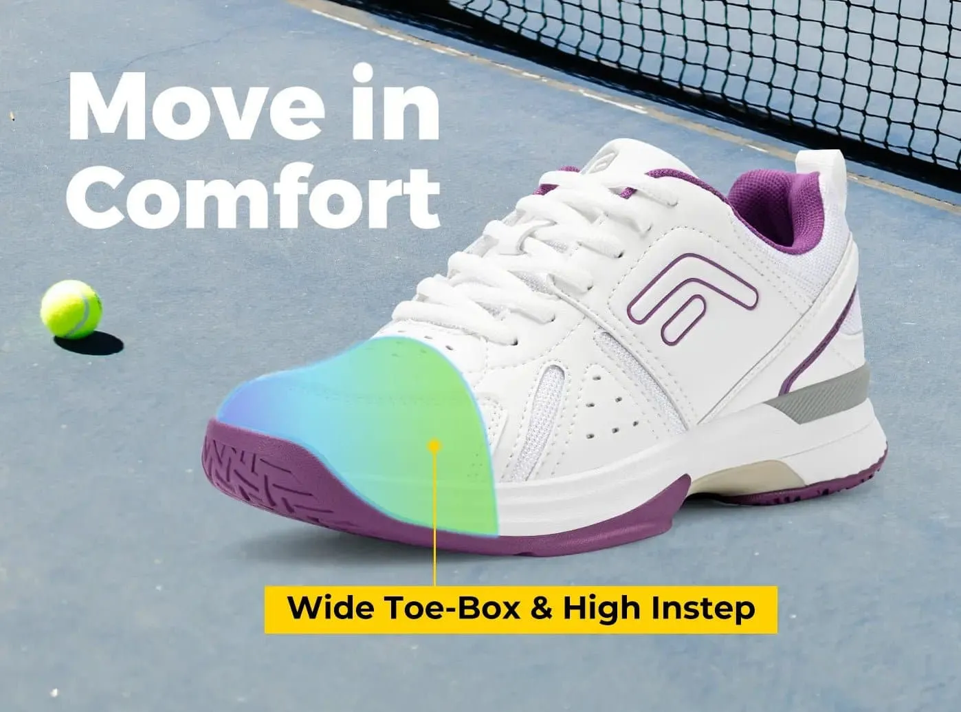 FitVille Women's Court Tennis Amadeus V5