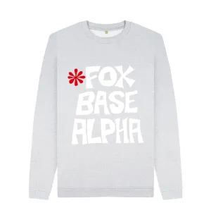 Fox Base Alpha Reverse Logo recycled and recyclable sweatshirt