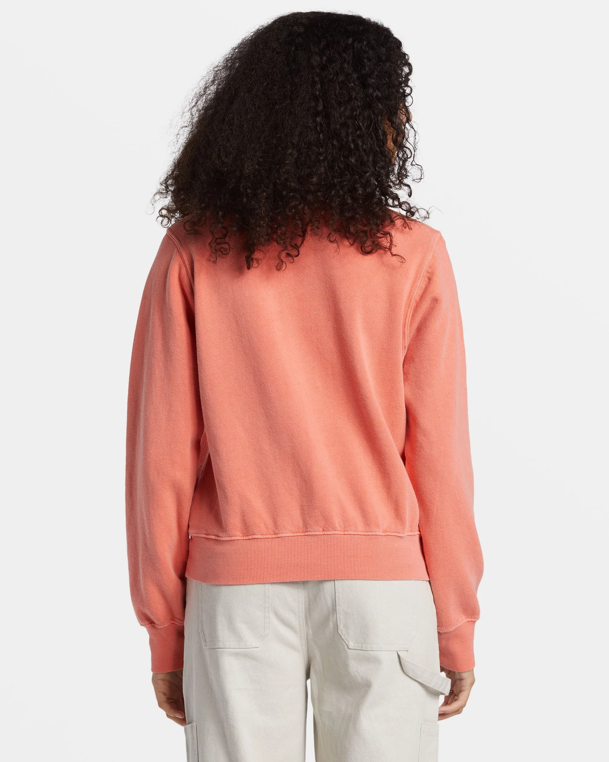 From Paradise Pullover Sweatshirt - Papaya