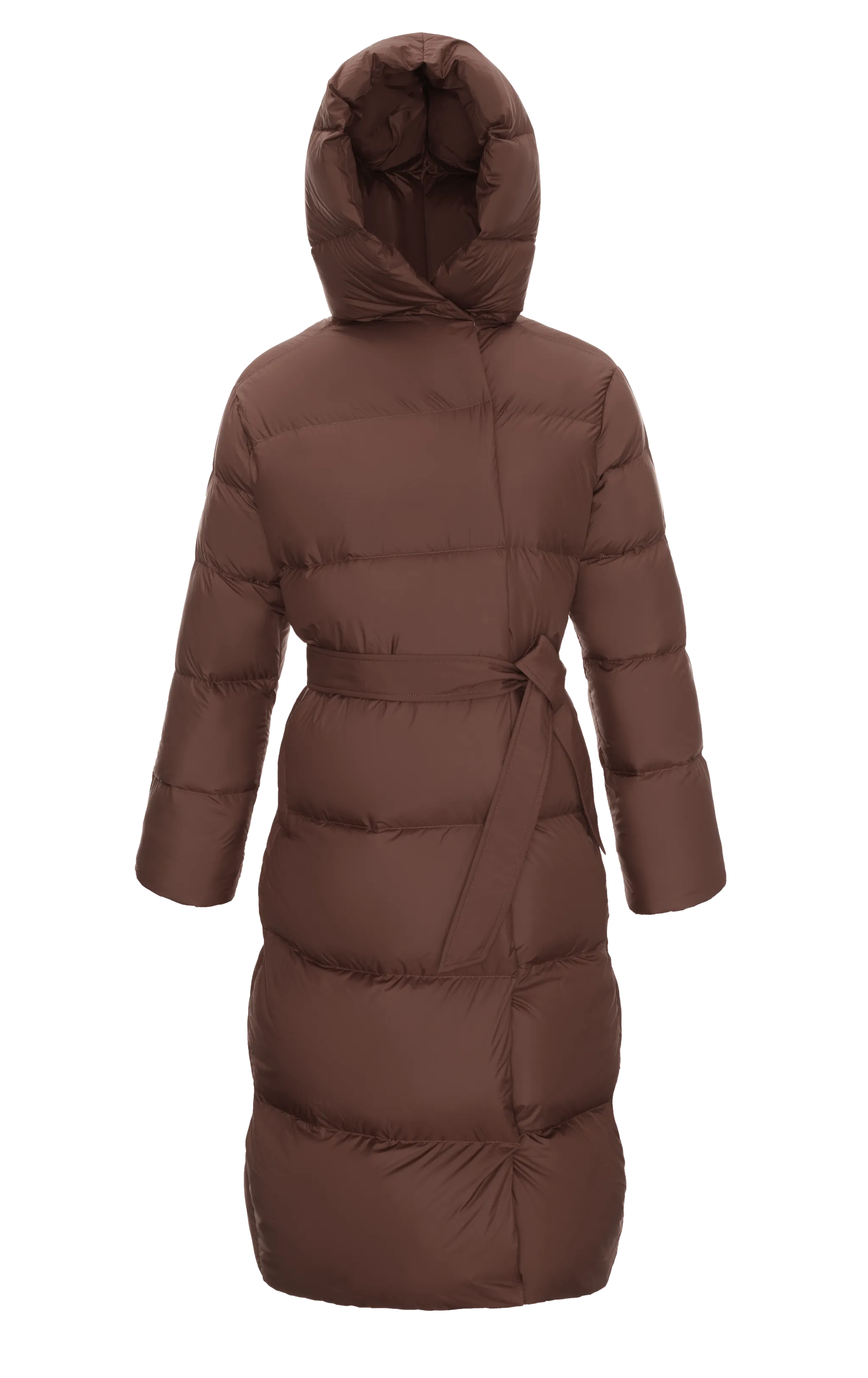 Full Length Hooded Down Jacket